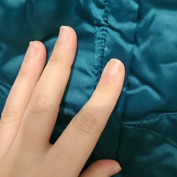 The North Face Series 550 Down Fill Puffer Jacket Teal Size Large - Flawed - Picture 6 of 16